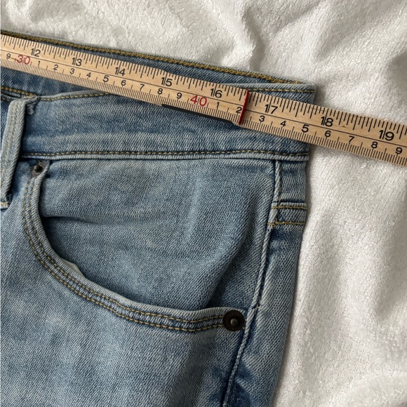 Universal Thread Light Blue High Rise Straight Crop Jeans Size 16/33 - Picture 6 of 9